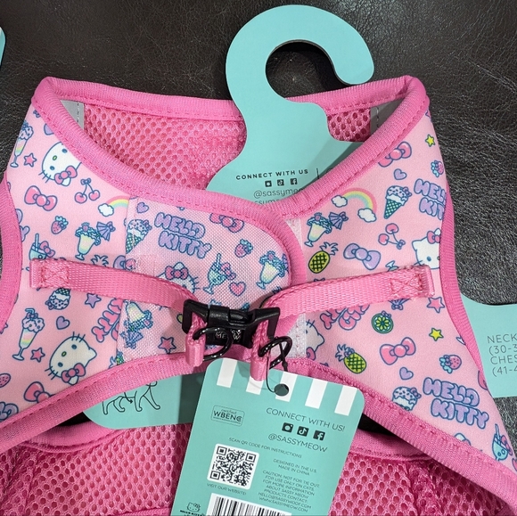 Hello Kitty harnest, belled collar and leash - Picture 5 of 9